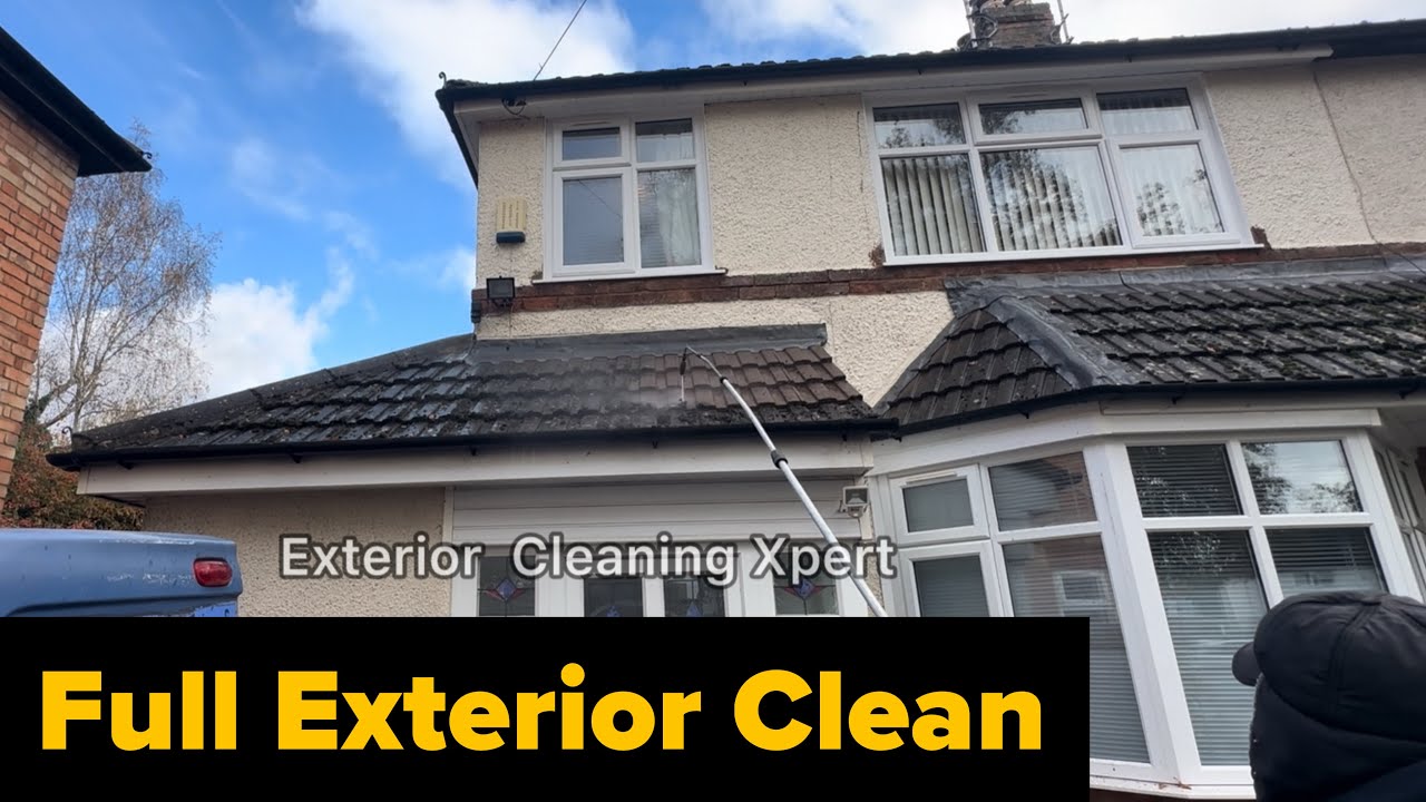 ✨ Full Exterior Clean in Leicester | Medium Pressure Wash on Gutters, Fascias & Windows ✨