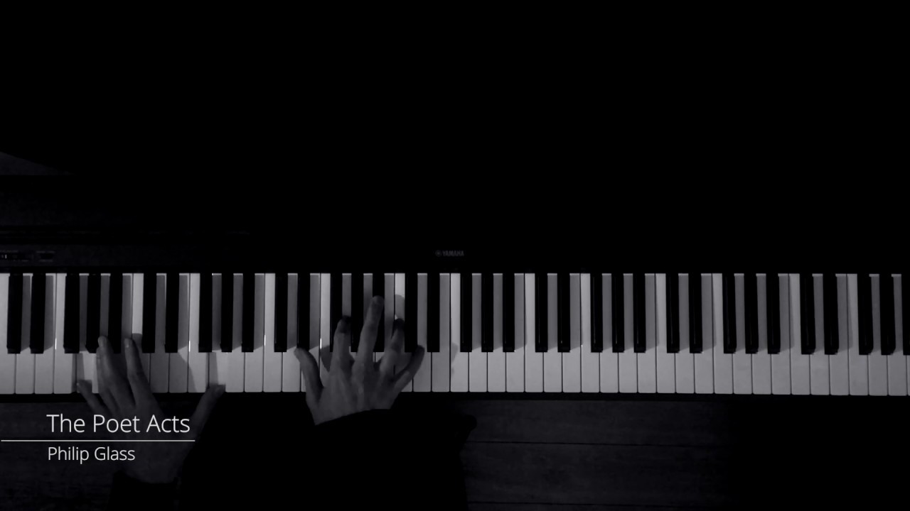 Philip Glass - The Poet Acts - piano (The Hours)