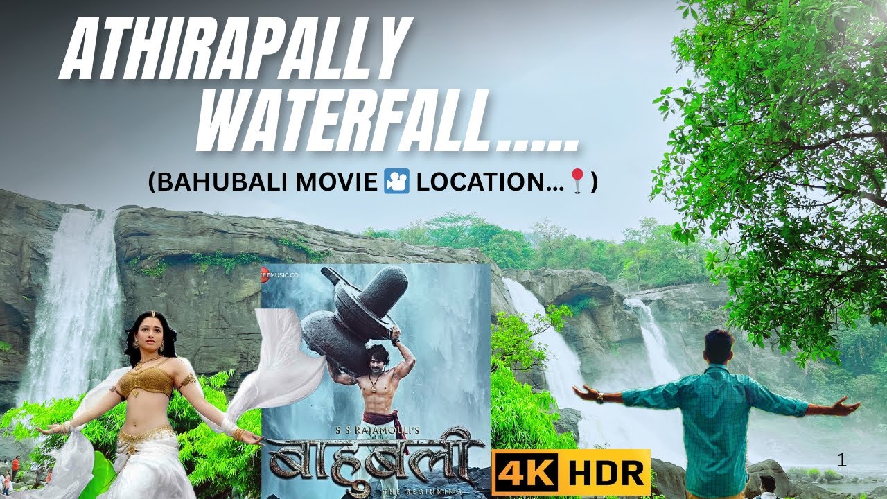 Param Sundari Movie Shooting Location Kerala |Athirappilly Water Falls(4K HDR)#athirapallywaterfalls