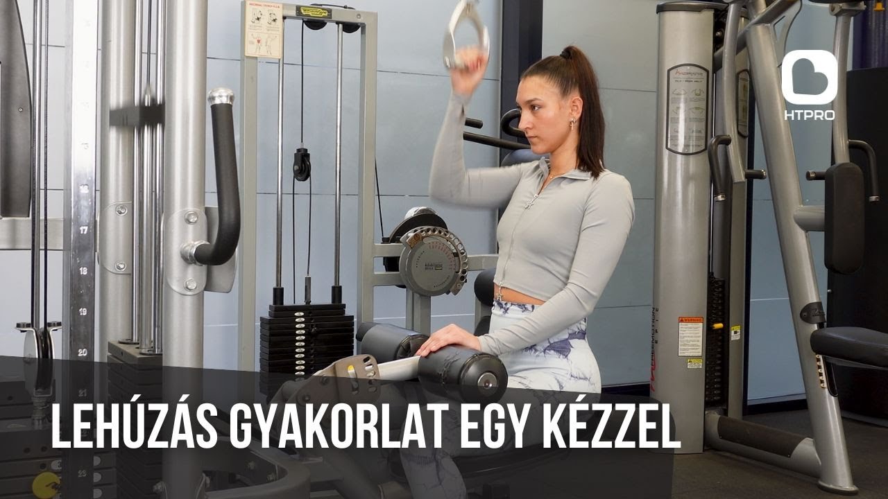 Lehúzás gyakorlat egy kézzel