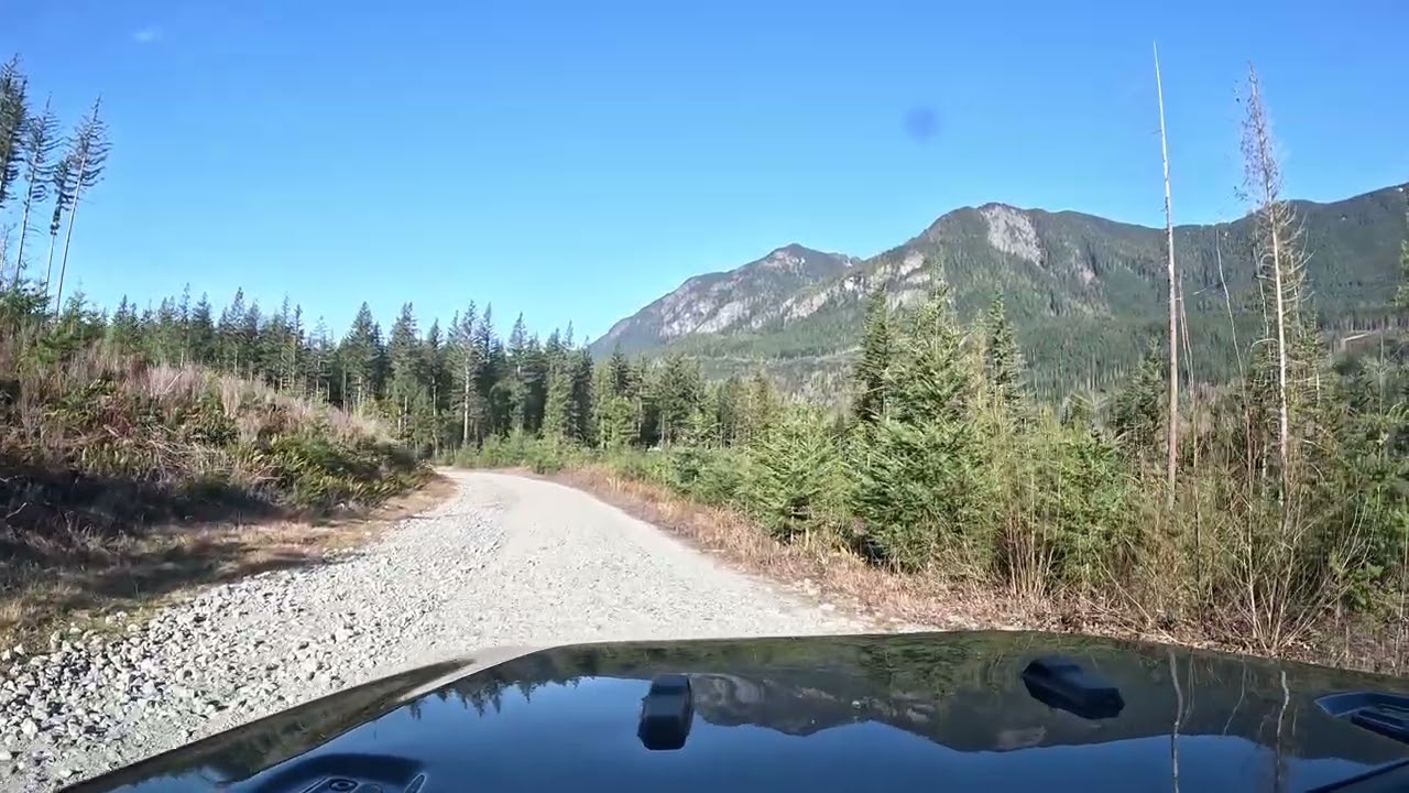 OffRoading Trail near Mt Rainier, Jeep Wrangler POV