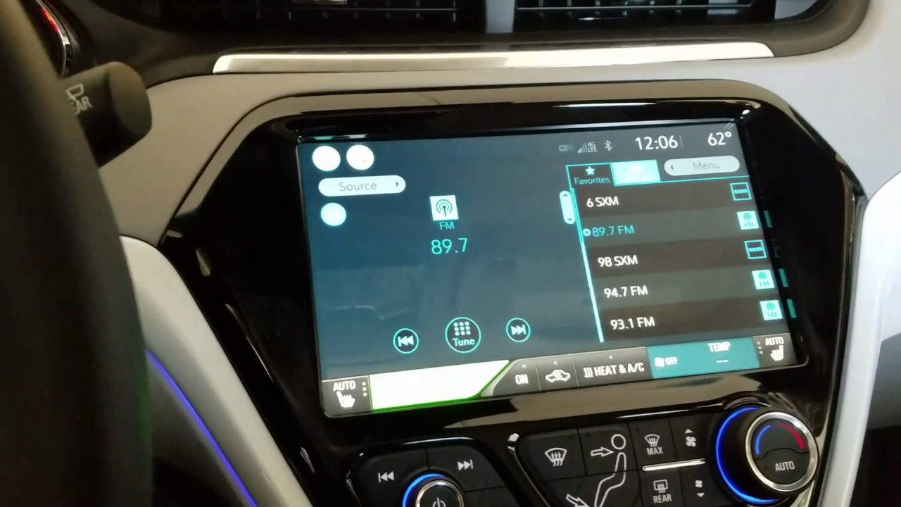 Chevy Bolt 2017 Secret's Infotainment screen