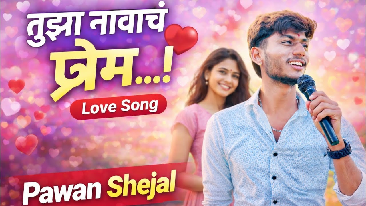 तुझ्या नवाचं प्रेम ❤️ | tuzya navach prem |marathi love song #lovesong 