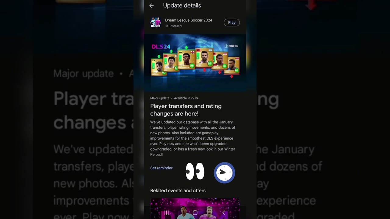 dls new update🥰  new player rating Dls24  #dls24 #dlsupdate #dreamleaguesoccer