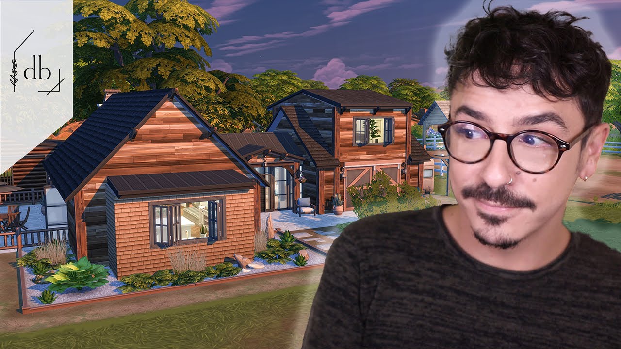 Building a MONTANA HOUSE Using GOOGLE EARTH | The Sims 4