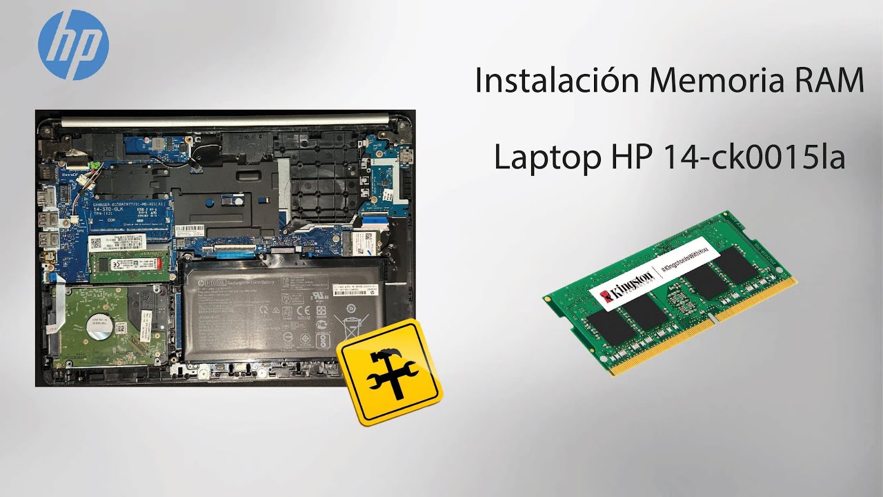 Instalación Memoria RAM en Laptop HP 14-ck0015la  #laptophp #mantenimiento #kingston