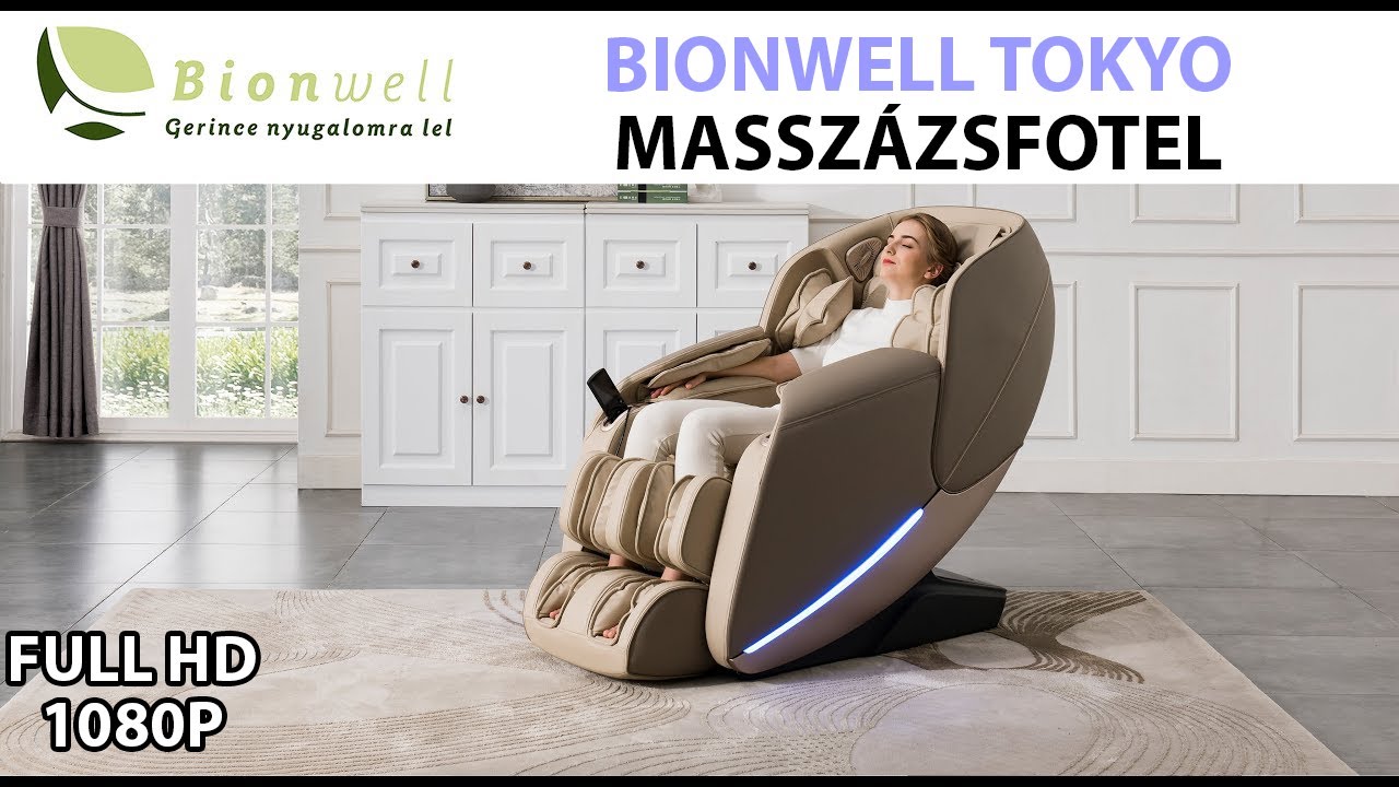 Bionwell Tokyo masszázsfotel bemutatóvideó