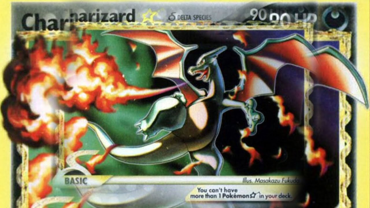 (15) Gold Star Charizard: The Shiny Black Grail of EX Dragon Frontiers (2006)