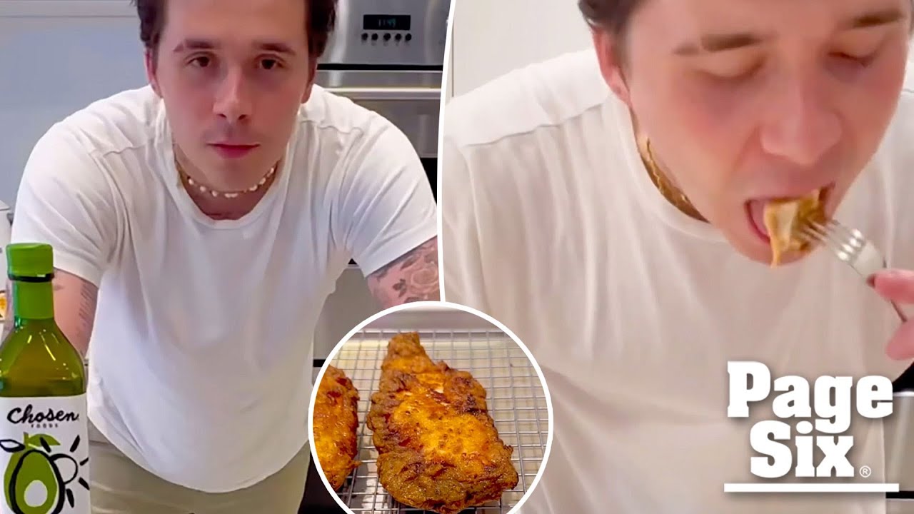 Wannabe chef Brooklyn Beckham trolled for frying chicken in ‘about $25 worth of avocado oil’