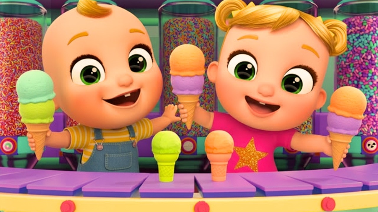 Ice-Cream Colors Kids Rhyme Song | Fun Learning for Little Ones 🎨🍦