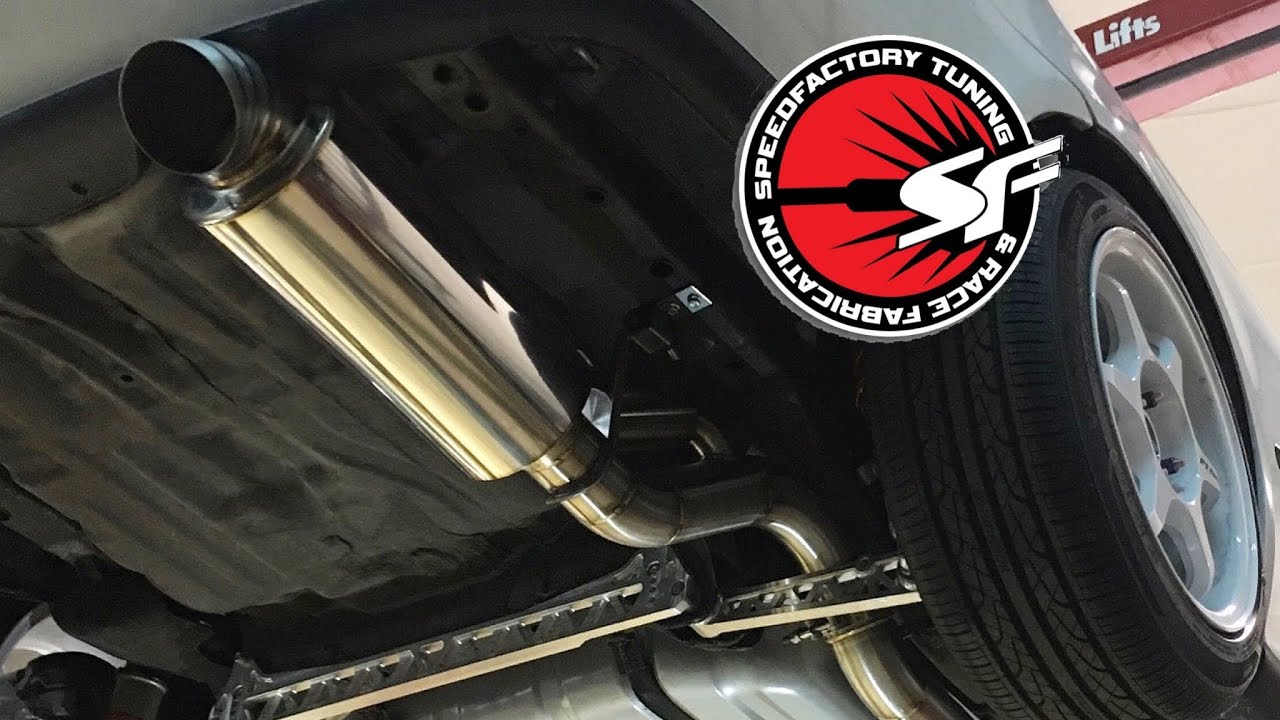 K20 EJ1 gets 3” exhaust with Speedfactory Lt-5 muffler