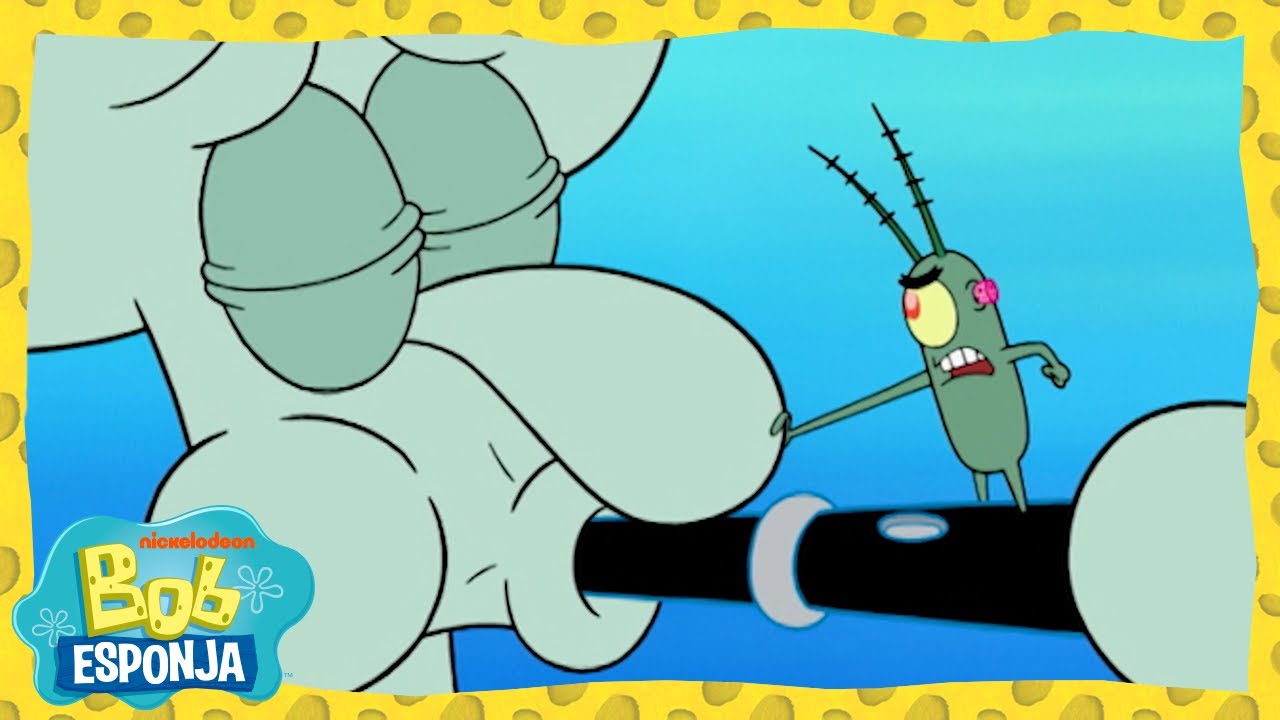 Bob Esponja | Plankton e Lula Molusco viram melhores amigos | Bob Esponja em Português