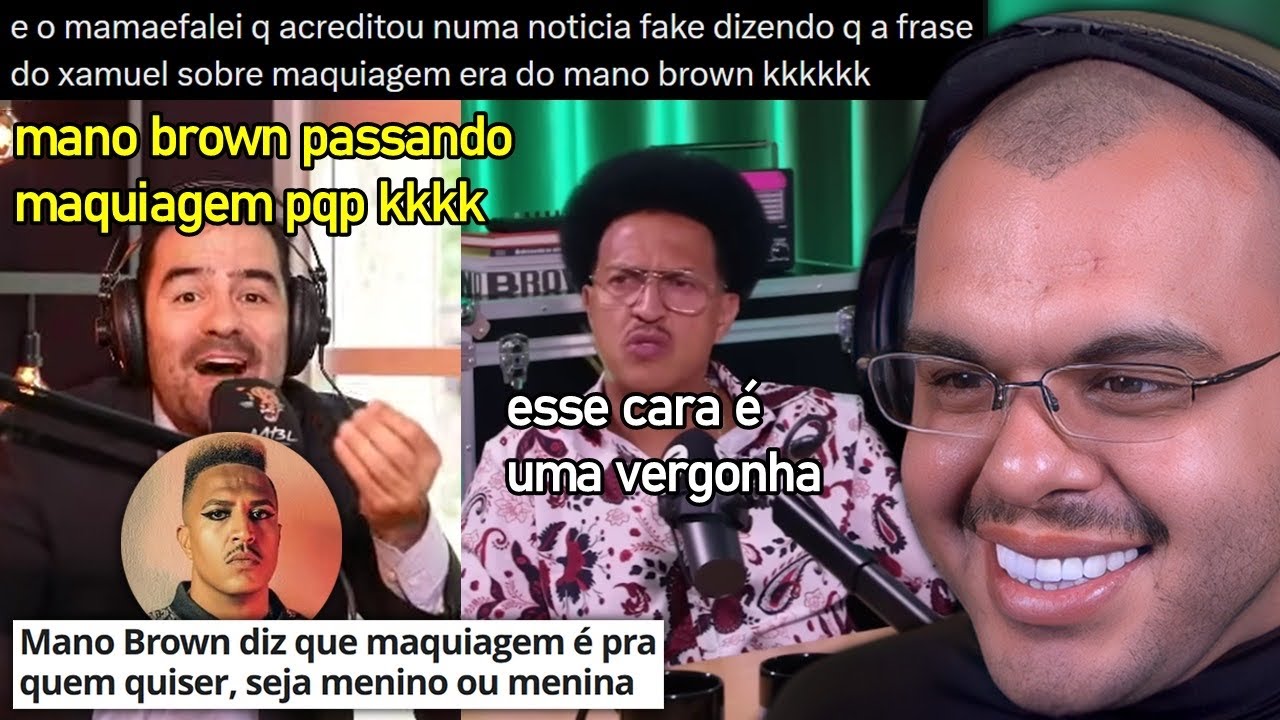 MAMAEFALEI POSTA FAKE NEWS SOBRE MANO BROWN E RAPPER RESPONDE