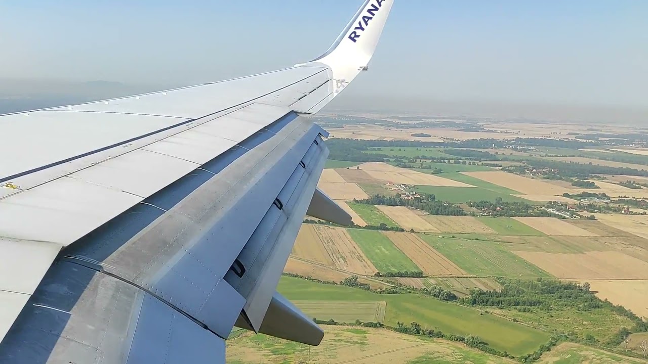 Landing EPWR Ryanair. Lądowanie we Wrocławiu Ryanair 07.2021
