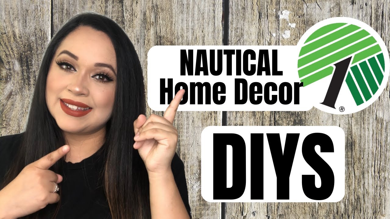 dollar tree nautical theme home decor diys 2