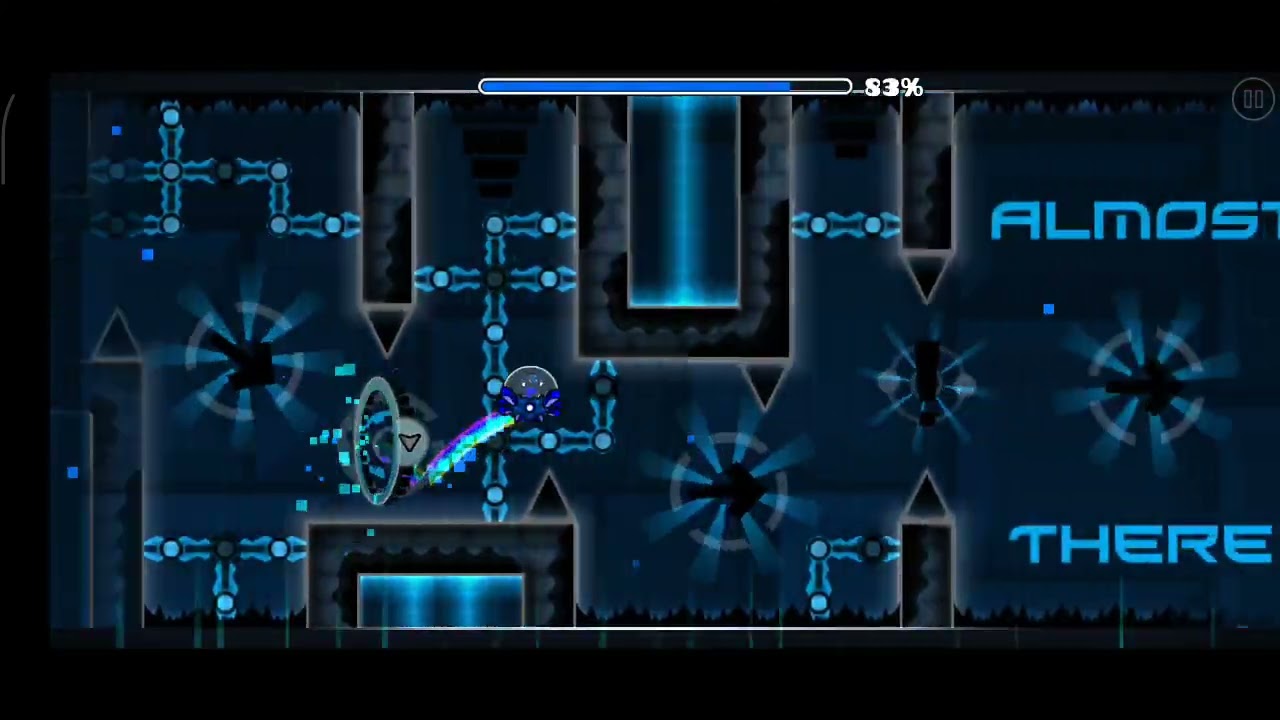 Geometry Dash Cyber Temple 100% By Havok (83.Hard Demon) telefonon 982 att #geometrydash #gd #gds 