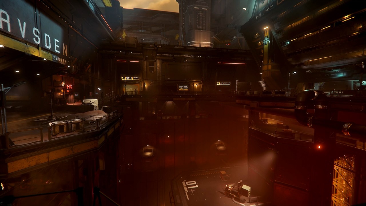 Star Citizen Ambience | Lorville – Leavsden Square | Industrial City Soundscape