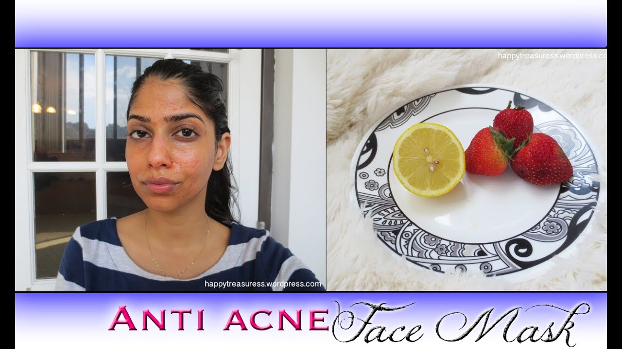 Acne Free Skin! Homemade Strawberry & Honey Face mask for clear, bright skin!