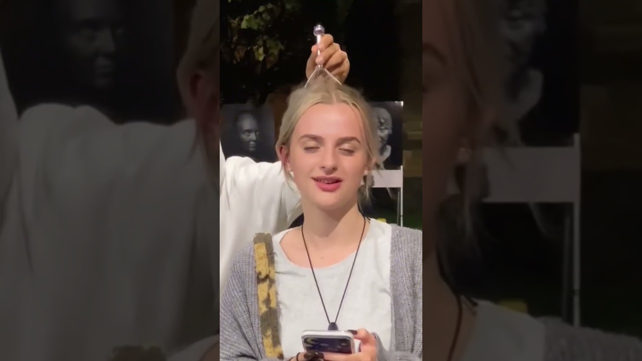 Head massage prank 😭