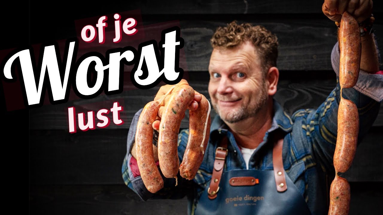 Worst maken! Hoe maak je zelf jalapeno cheddar BBQ worst?