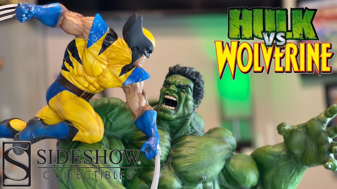 Sideshow Collectibles HULK VS WOLVERINE Maquette Statue Review and Size Comparison