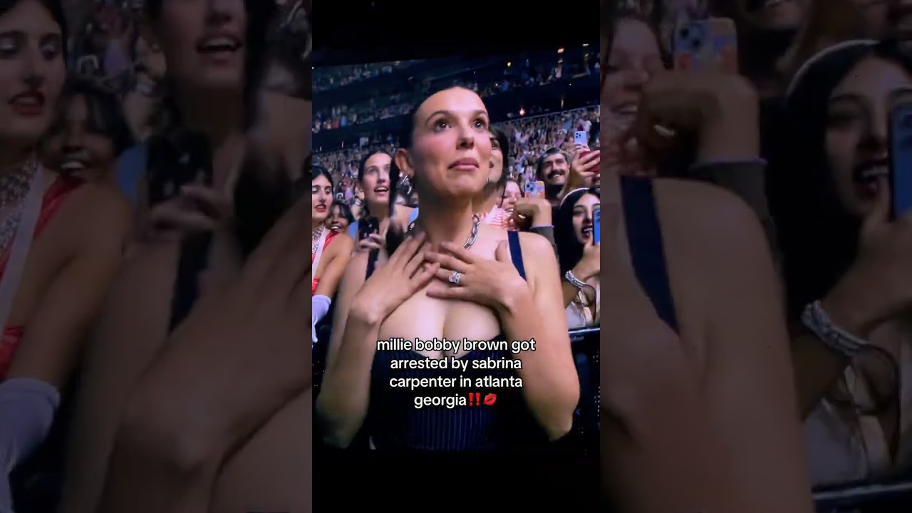 Сабрина Карпентер арестовала Милли Бобби Браун 😮🔗