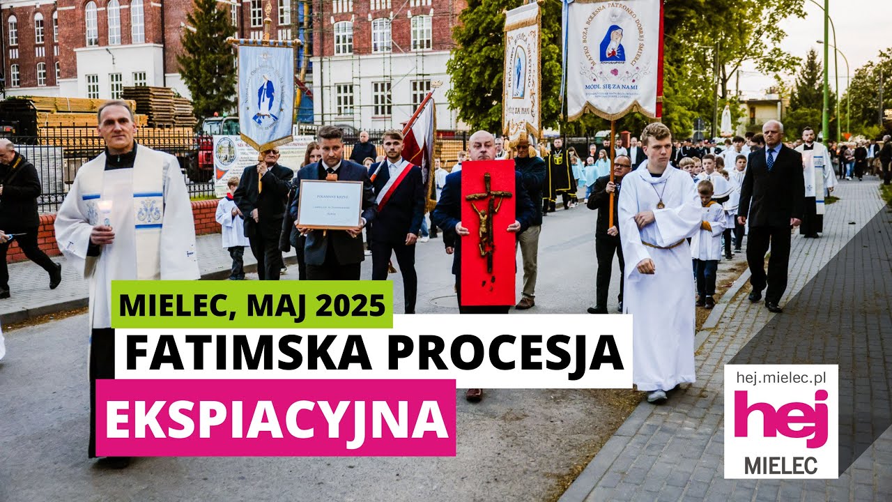 hej.mielec.pl TV: Tysiące wiernych w procesji przebłagalnej po profanacji