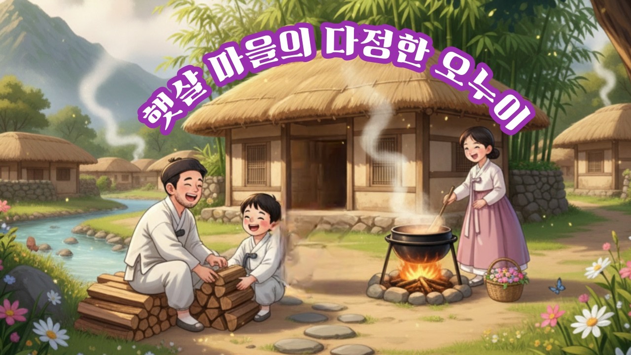 햇살 마을의 다정한 오누이#전래동화 #옛날이야기 #추억이야기  #따뜻한동화 #한국전통