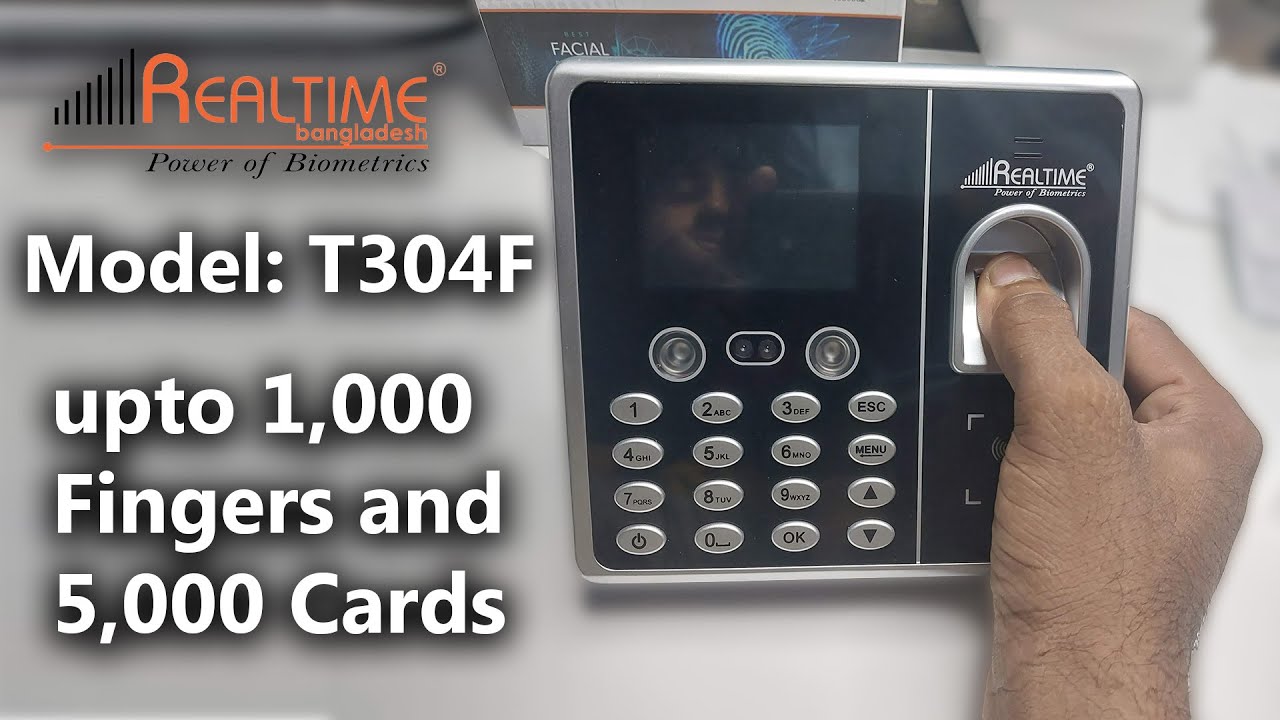 Realtime Biometric T304F  | T304F Realtime | Realtime T304F Biometric  How To Install T304F Realtime