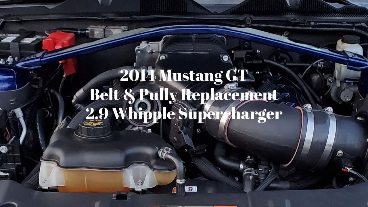 2.9 Whipple Supercharger Belt and Pully Replacement (2014 Mustang GT)