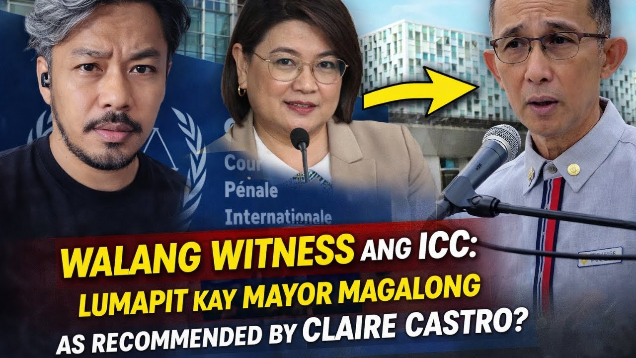 WALANG WITNESS ANG ICC: LUMAPIT KAY MAYOR MAGALONG AS RECOMMENDED BY ATTY CLAIRE CASTRO?