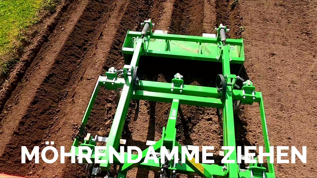 Juni Update Kartoffeldämme ziehen mit Kubota M 4062