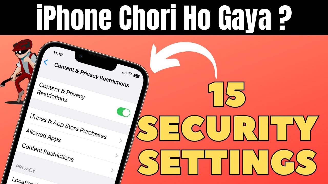 How to Secure iPhone from Theft || 15 Steps