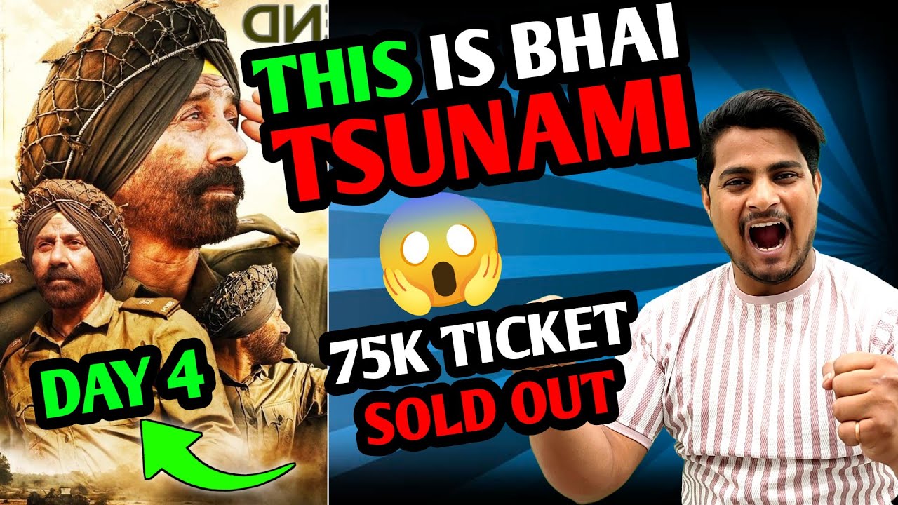 BOOOM 🤯 BookMyShow Faad Dala Day 4 | Border 2 Day 4 Shocking Audience Occupancy #border2 #sunnydeol