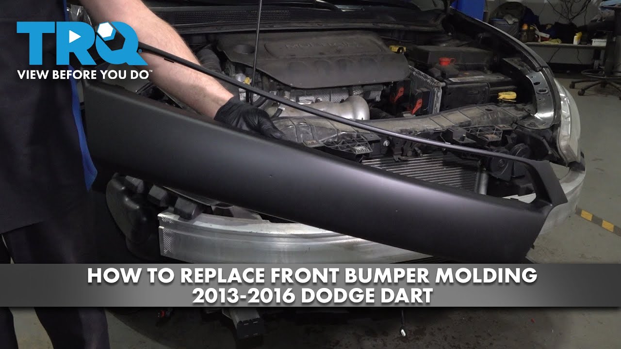 How to Replace Front Bumper Molding 2013-2016 Dodge Dart