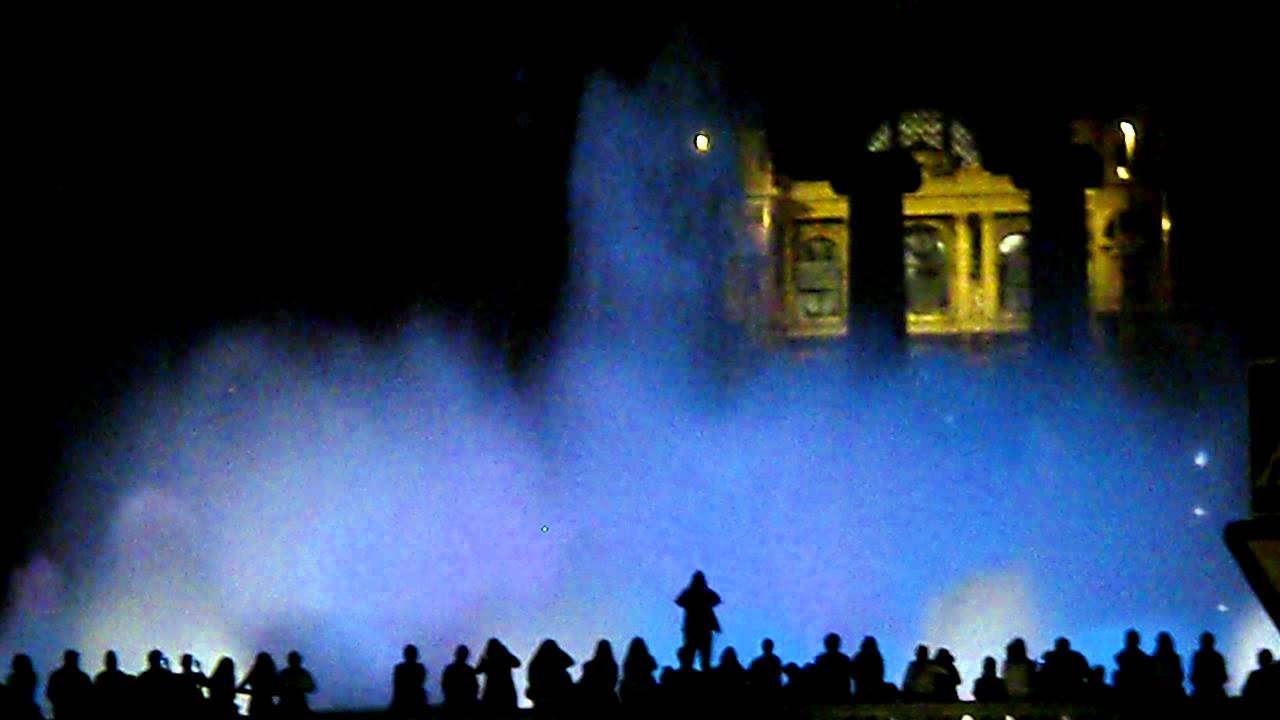 Barcelona fontes luminosas ...