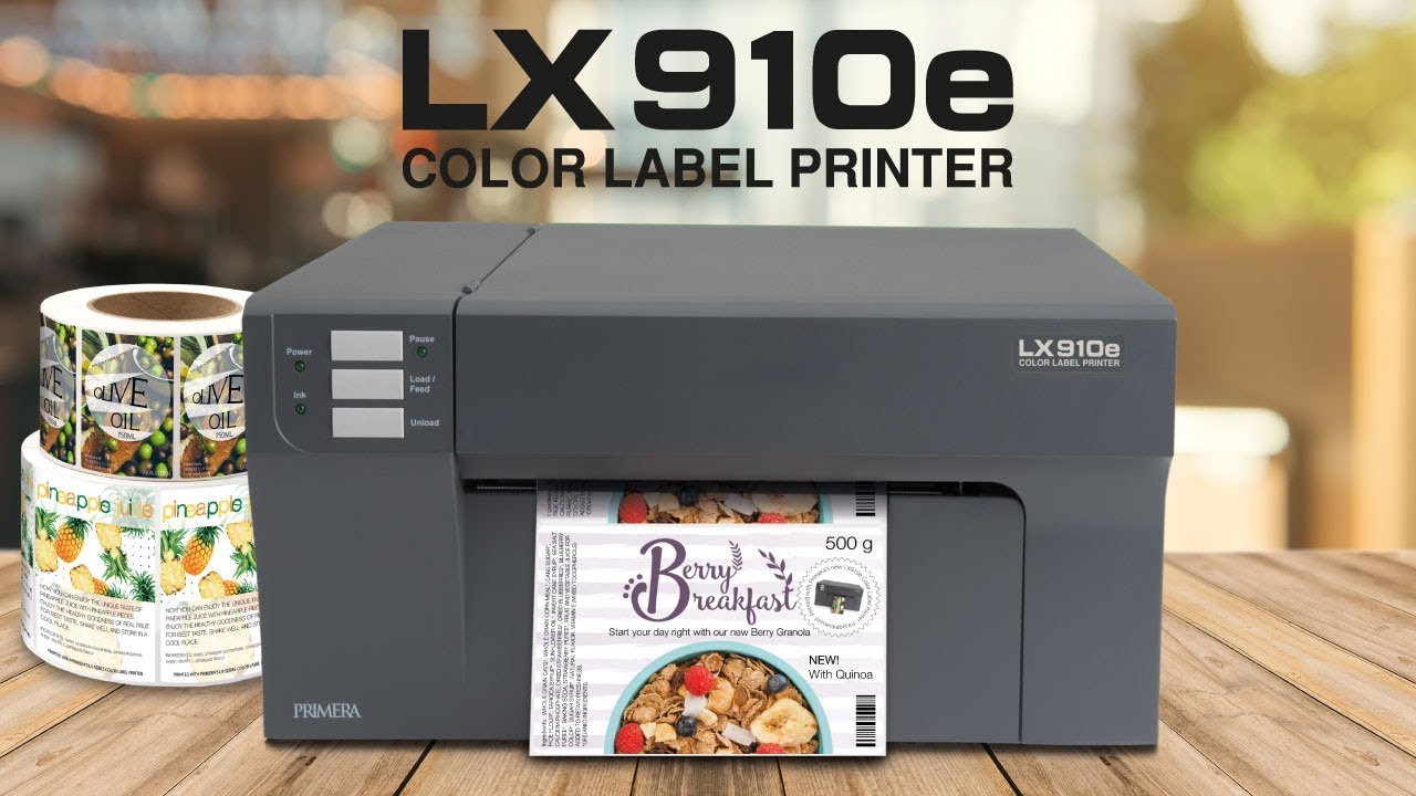 LX910e Colour Label and Tag Printer