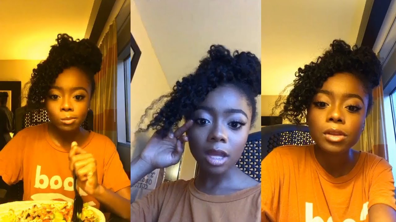 [1/2] Skai Jackson | Instagram Live Stream | 20 July 2017
