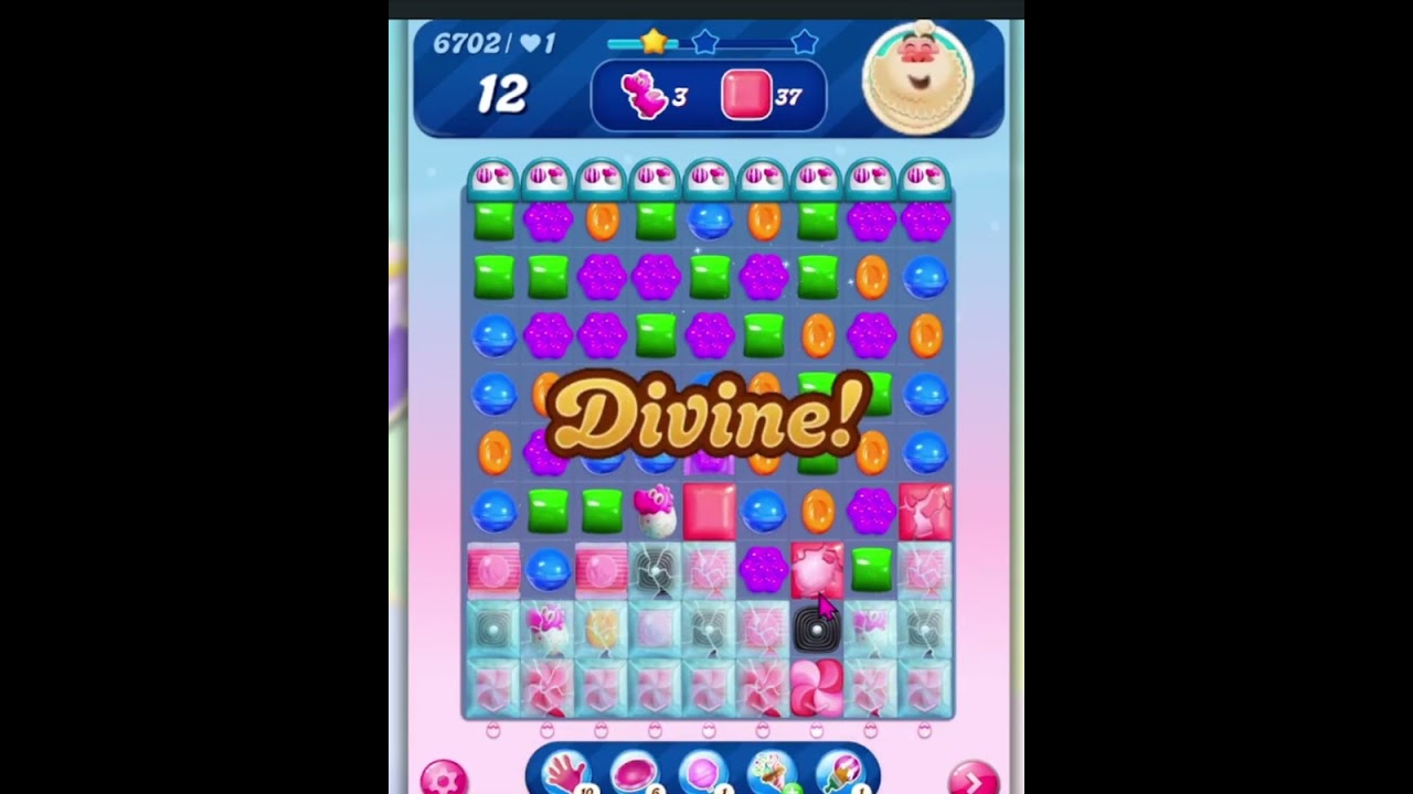 Candy Crush Saga Level 6702 | No Boosters