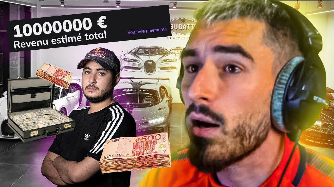 LES SALAIRES DES PLUS GROS STREAMEURS FRANCAIS REACTIONS !