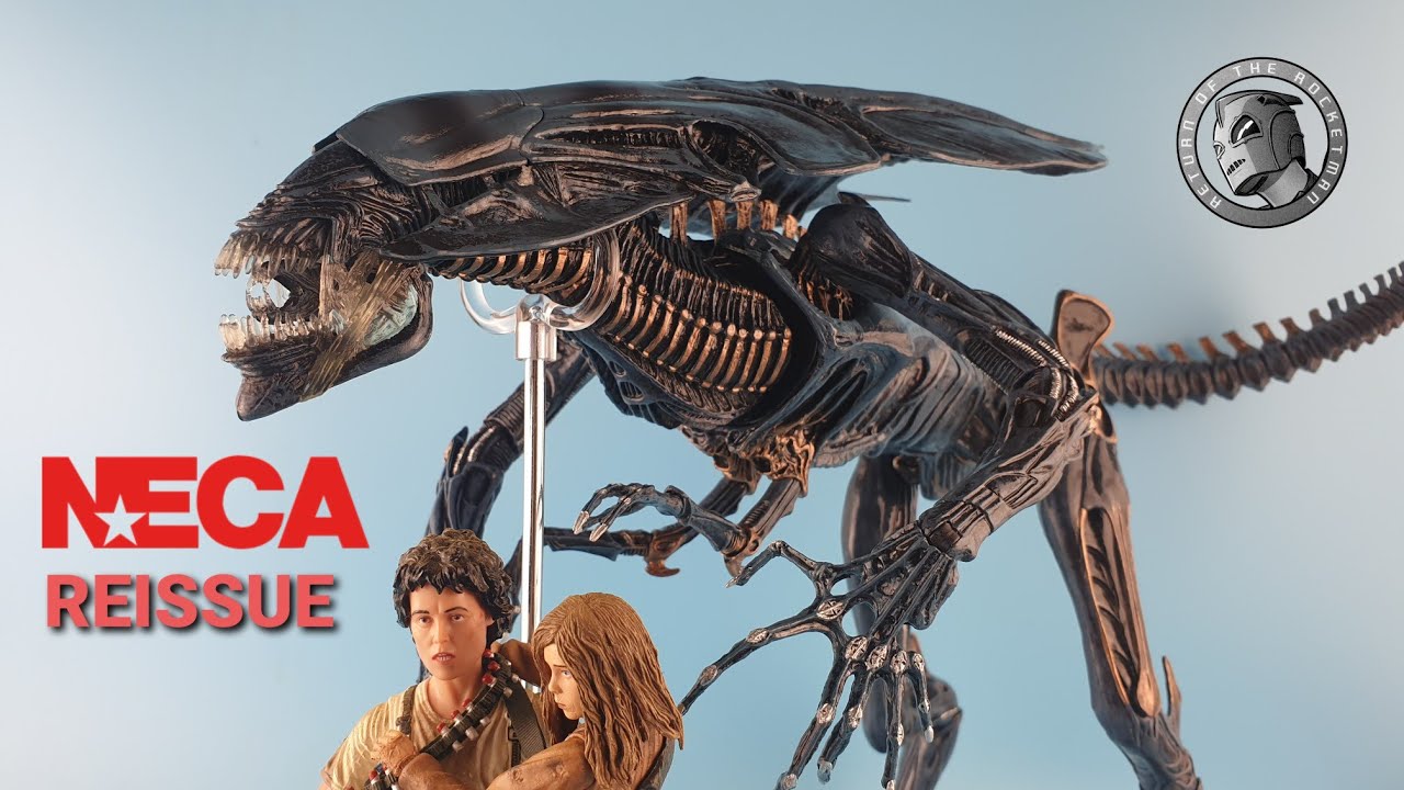 NECA REISSUE ALIENS QUEEN DELUXE ACTION FIGURE REVIEW
