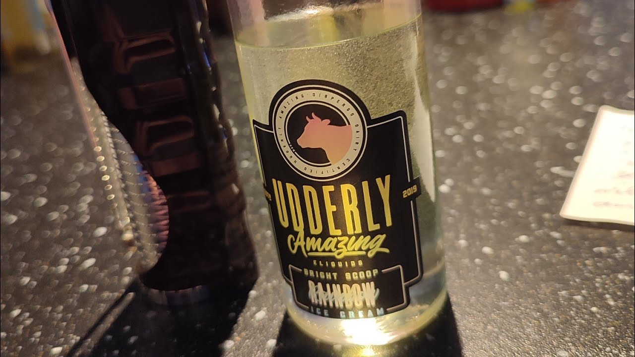 Udderly Amazing eliquid, Rainbow 🌈 from Dispergo,,,70/30 vg pg 😋