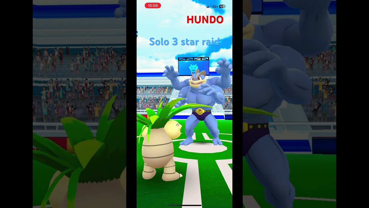 Solo raid for hundo#pokemon #pokemoncommunity #pokemongo #machamp #pokemonraid #soloraid