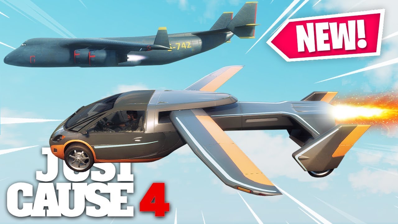 Just Cause 4 - NEW FLYING CAR STUNTS!