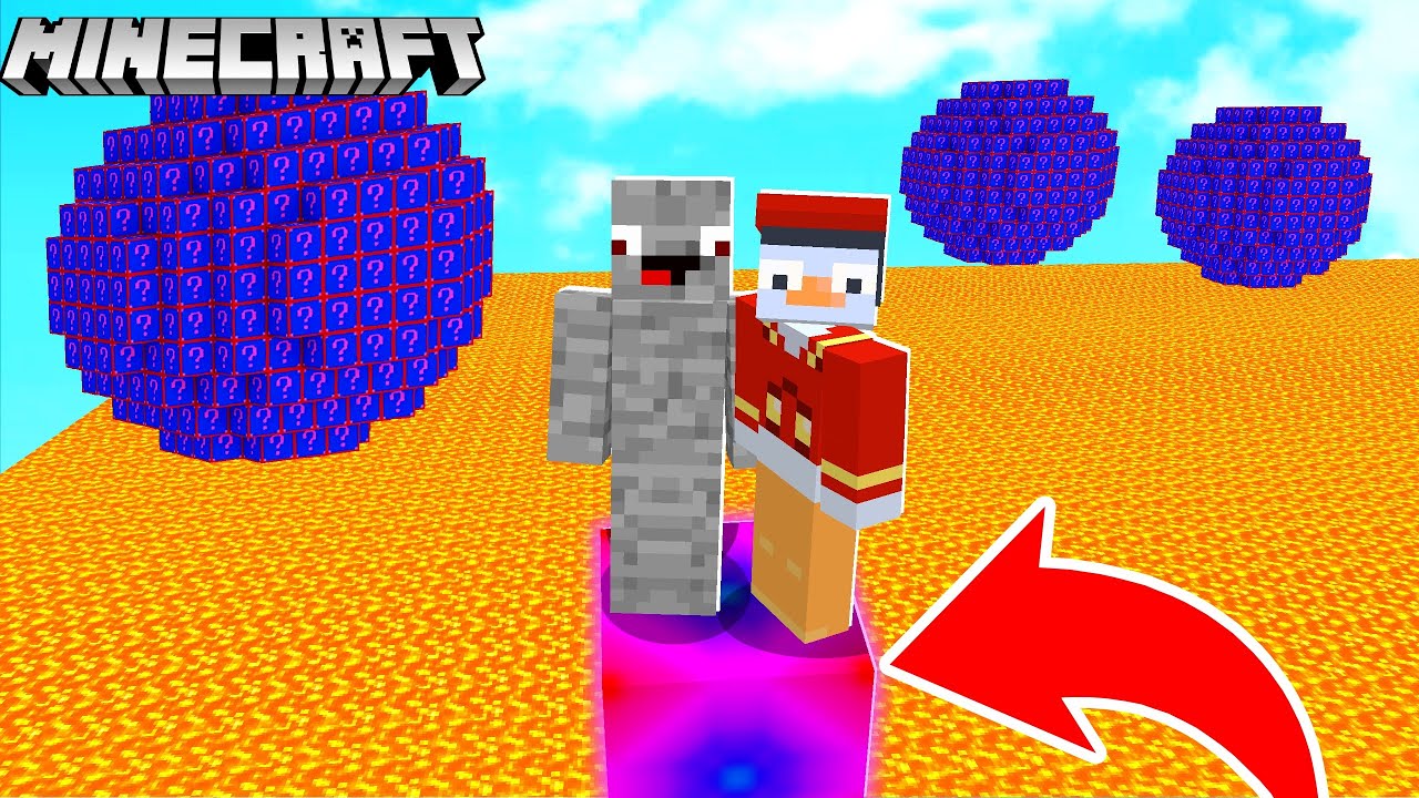 Überleben auf Einem SHADE BLOCK in MInecraft !