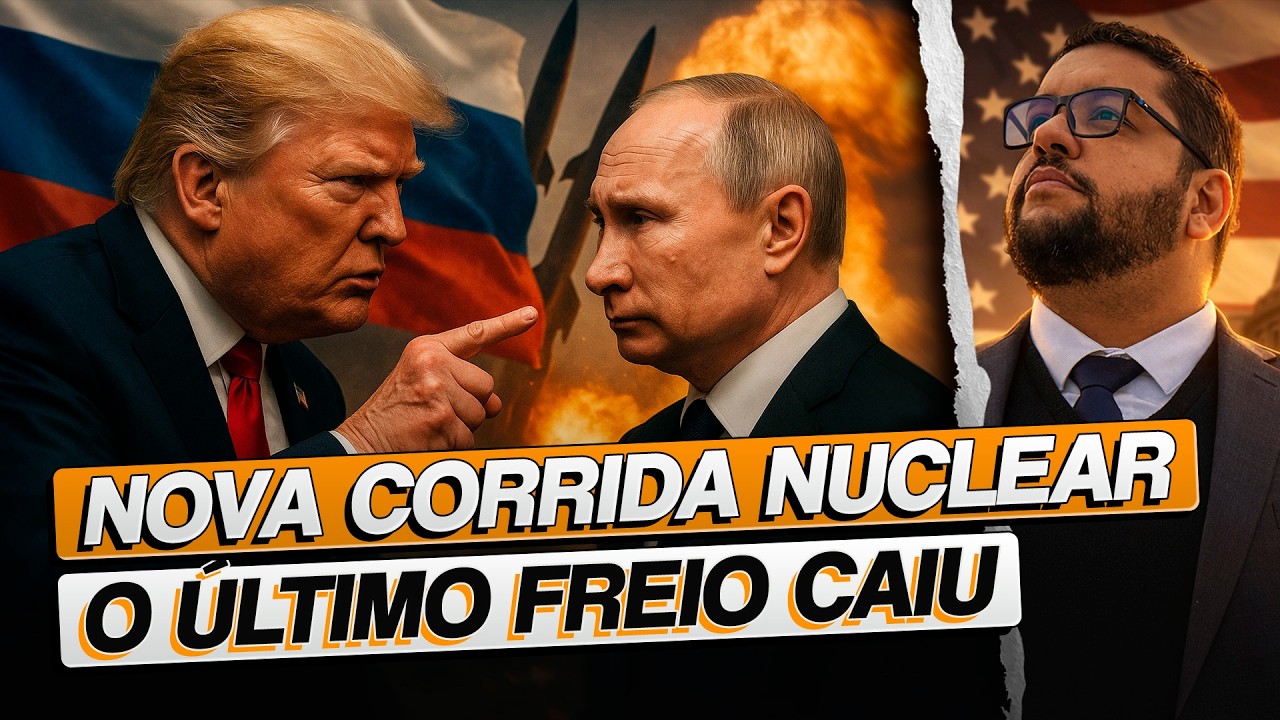 O mundo entra na nova corrida NUCLEAR: último freio caiu para Trump e Putin