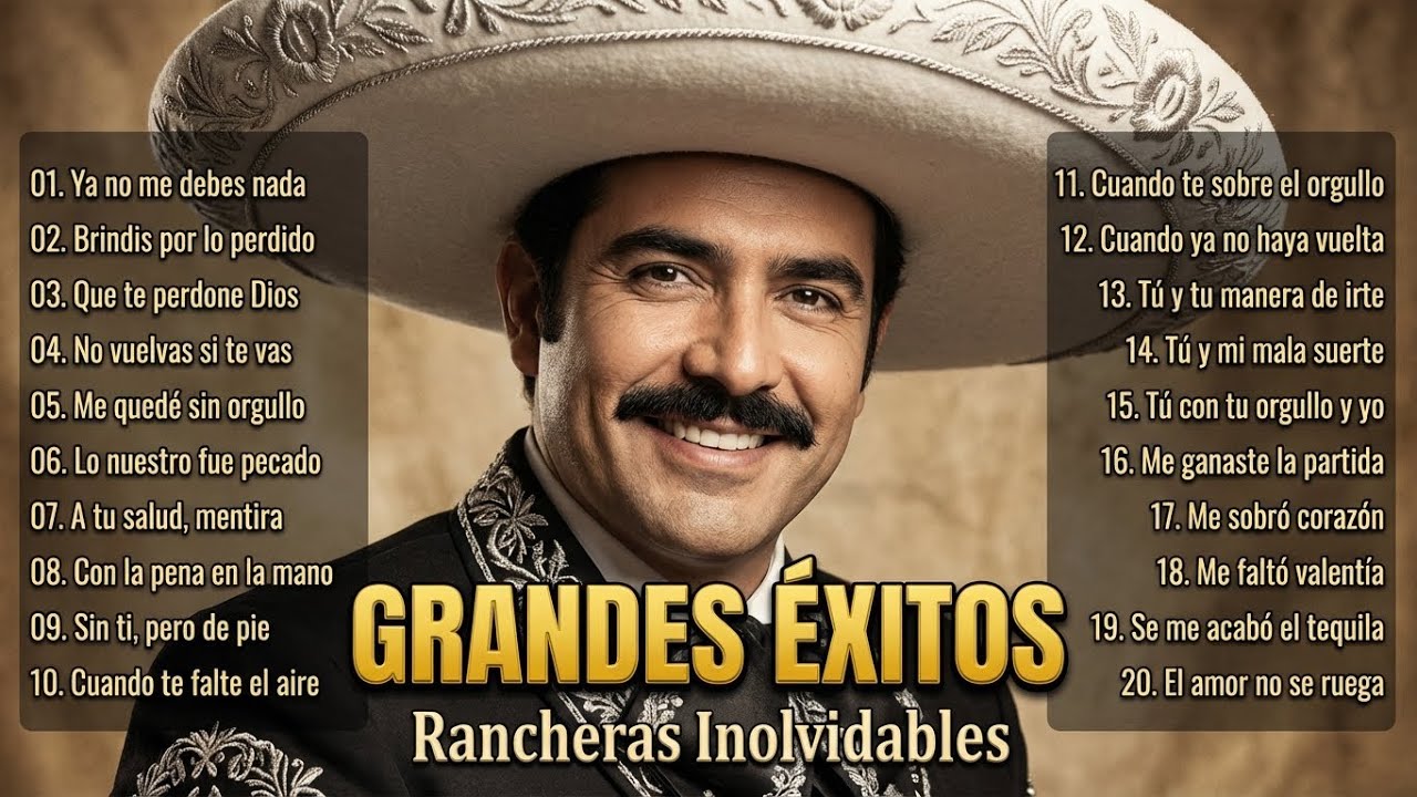 Rancheras Exitos de oro Mix - Mejores Rancheras