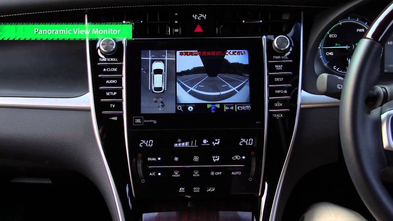 New Parking Technologies: Panoramic View Monitor with See-through View