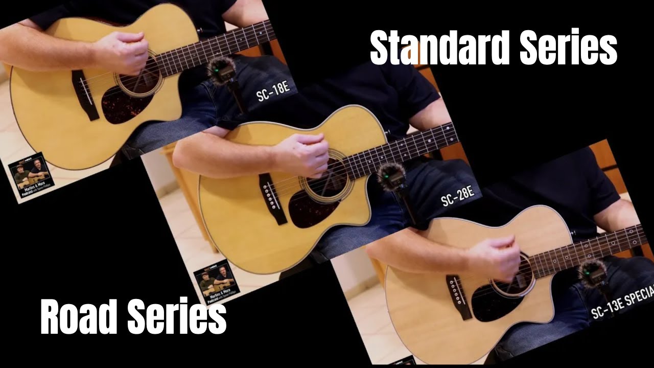 Martin Guitar SC-18E SC-28E & SC-13E Special comparison (strumming)