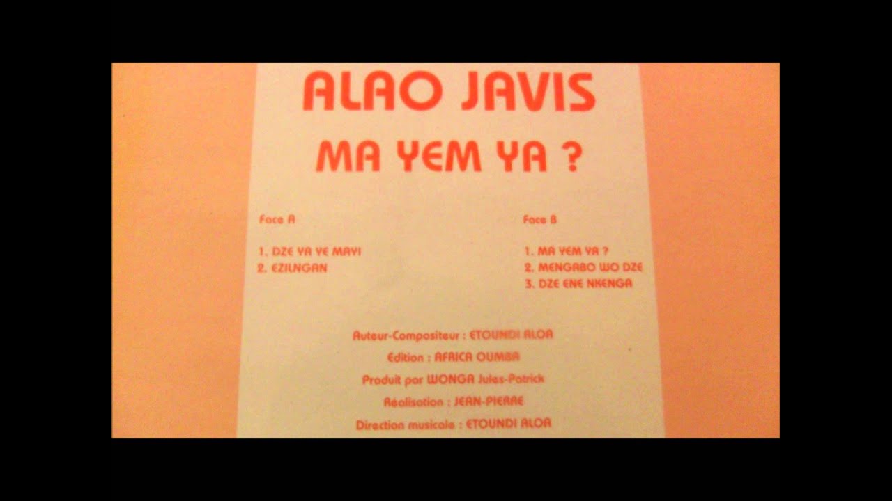 Aloa Javis - ma yem ya (ma yem ya - Africa oumba)